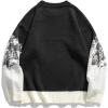 imageAelfric Eden Snow Mountain Sweater Men Casual Knitted Sweater Oversized Graphic Pullover SweaterBlack