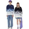 imageAelfric Eden Snow Mountain Sweater Men Casual Knitted Sweater Oversized Graphic Pullover SweaterBlack