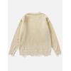 imageAelfric Eden Sweaters Color Blocking Cat Sweater Casual Soft Warm Knitted Cat Pullover Tops 2025 Trendy OutfitsApricot