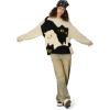imageAelfric Eden Sweaters Color Blocking Cat Sweater Casual Soft Warm Knitted Cat Pullover Tops 2025 Trendy OutfitsApricot