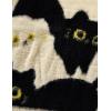 imageAelfric Eden Sweaters Color Blocking Cat Sweater Casual Soft Warm Knitted Cat Pullover Tops 2025 Trendy OutfitsApricot