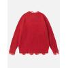 imageAelfric Eden Sweaters Color Blocking Cat Sweater Casual Soft Warm Knitted Cat Pullover Tops 2025 Trendy OutfitsRed