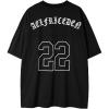 imageAelfric Eden Mens Jersey Shirts Mesh Print Number Unisex Oversized Graphic Tees Short Sleeve Casual T Shirt Y2k TopsBlack