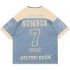 imageAelfric Eden 90s Oversized T Shirts Unisex Grahpic Jersey Printed Casual Tees Streetwear Vintage Summer Top TshirtLight Blue