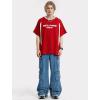 imageAelfric Eden Graphic Tees Y2k Mens Oversized T Shirt Racing Streetwear Shirts Unisex Casual Summer Tops01red