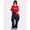 imageAelfric Eden Graphic Tees Y2k Mens Oversized T Shirt Racing Streetwear Shirts Unisex Casual Summer Tops01red