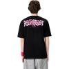 imageAelfric Eden Metalic Graphic Tees Men Y2k Oversized T Shirts Women Vintage Tees Unisex Summer TopsBlack