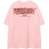imageAelfric Eden Metalic Graphic Tees Men Y2k Oversized T Shirts Women Vintage Tees Unisex Summer TopsPink
