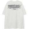 imageAelfric Eden Metalic Graphic Tees Men Y2k Oversized T Shirts Women Vintage Tees Unisex Summer TopsWhite