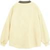 imageAelfric Eden Oversized Crewneck Sweatshirts for Men Red Vintage Graphic Pullover Loose Fit Streetwear Long Sleeve TopBeige