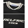 imageAelfric Eden Oversized Crewneck Sweatshirts for Men Red Vintage Graphic Pullover Loose Fit Streetwear Long Sleeve TopBlack