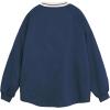 imageAelfric Eden Oversized Crewneck Sweatshirts for Men Red Vintage Graphic Pullover Loose Fit Streetwear Long Sleeve TopBlue
