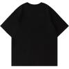 imageAelfric Eden Oversized Graphic Tees Unisex Cherries Print T Shirts Casual Summer Short Sleeve Top Cotton Cute Tee ShirtBlack