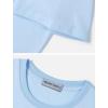 imageAelfric Eden Oversized Graphic Tees Unisex Cherries Print T Shirts Casual Summer Short Sleeve Top Cotton Cute Tee ShirtBlue