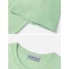 imageAelfric Eden Oversized Graphic Tees Unisex Cherries Print T Shirts Casual Summer Short Sleeve Top Cotton Cute Tee ShirtGreen