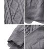 imageAelfric Eden Oversized Knit Sweater Solid Vintage Pullover Sweater Unisex Woven Crewneck Knitted TopsGrey