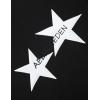 imageAelfric Eden Star Graphic Tees Unisex Oversized Tshirts Casual Summer Baggy Streetwear TopsBlack  White