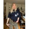 imageAelfric Eden Star Graphic Tees Unisex Oversized Tshirts Casual Summer Baggy Streetwear TopsDeep Blue