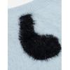 imageAelfric Eden Sweaters Cute Black Cat Sweater Soft Warm Knitted Graphic Pullover Casual Long Sleeve Trendy TopsBlue
