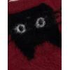 imageAelfric Eden Sweaters Cute Black Cat Sweater Soft Warm Knitted Graphic Pullover Casual Long Sleeve Trendy TopsRed