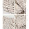 imageAelfric Eden Women Solid Sweater Crew Neck Long Sleeve Knit Sweater Oversized Pullover SweaterBeige