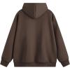 imageAelfric Eden Womens Leopard Print Pearl Hoodie Long Sleeve Oversized Sweatshirts Comfy Y2K Steetwear Pullover TopsBrown