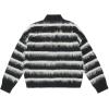 imageAelfric Eden Womens Stripes Fringe Cardigan Vintage Cable Knitted Sweater Casual Crew Neck Knitwear Cardigans1534black