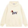 imageAelfric Eden Cartoon Dog Hoodie Couple Hooded Sweatshirt Long Sleeve Pullover Oversized Hoodies 2025 OutfitsApricot
