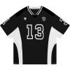 imageAelfric Eden Jersey Shirts Color Blocking VNeck Tee Oversized Vintage T Shirt Short Sleeve Casual Summer TopsBlack