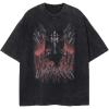 imageAelfric Eden Mens Vintage Japanese Graphic Printed Shirt Unisex Oversized Cool TeeF1black