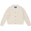 imageAelfric Eden Womens Stripes Fringe Cardigan Vintage Cable Knitted Sweater Casual Crew Neck Knitwear Cardigans1534apricot