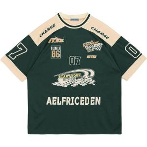 imageAelfric Eden 90s Oversized T Shirts Unisex Grahpic Jersey Printed Casual Tees Streetwear Vintage Summer Top TshirtGreen