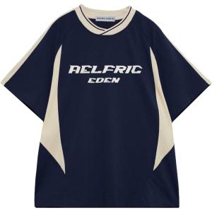 imageAelfric Eden Graphic Tees Y2k Mens Oversized T Shirt Racing Streetwear Shirts Unisex Casual Summer Tops02navy Blue