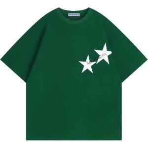 imageAelfric Eden Star Graphic Tees Unisex Oversized Tshirts Casual Summer Baggy Streetwear TopsGreen
