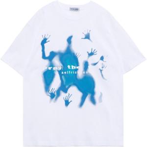 imageAelfric Eden Women Graphic Tees Shirt Oversized Short Sleeve TShirts Crewneck Casual Summer Tee Tops