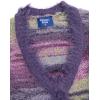 imageAelfric Eden Cardigan Sweater Open Front Casual Knit Cardigans Pinstripe Fashion Sweaters Y2k 2025 OutfitsPurple