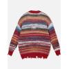 imageAelfric Eden Cardigan Sweater Open Front Casual Knit Cardigans Pinstripe Fashion Sweaters Y2k 2025 OutfitsRed