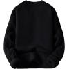 imageAelfric Eden Oversized Sweater 90s Vintage Cable Knit Long Sleeve Women Heavy Crewneck PulloverBlack