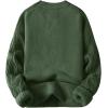 imageAelfric Eden Oversized Sweater 90s Vintage Cable Knit Long Sleeve Women Heavy Crewneck PulloverLight Green