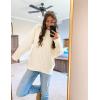 imageAelfric Eden Women Oversized Basic Sweaters Vintage Crewneck Long Sleeves Knit 2025 Pullover Sweater TopsApricot