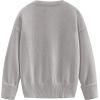imageAelfric Eden Women Oversized Basic Sweaters Vintage Crewneck Long Sleeves Knit 2025 Pullover Sweater TopsGrey