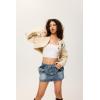 imageAelfric Eden Womens Cardigan Sweaters VNeck Button Down Long Sleeve Shrugs Knit Cropped TopsApricot