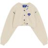 imageAelfric Eden Womens Cardigan Sweaters VNeck Button Down Long Sleeve Shrugs Knit Cropped TopsApricot