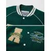 imageAelfric Eden Mens Varsity Jacket Vintage Graphic Baseball Jacket Unisex Coats StreetwearGreen