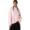 imageAelfric Eden Fuzzy Soft Sweaters Mohair Oversized Solid Sweaters Crewneck Knit Casual Pullover 2025 Trendy OutfitsPink