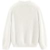 imageAelfric Eden Fuzzy Soft Sweaters Mohair Oversized Solid Sweaters Crewneck Knit Casual Pullover 2025 Trendy OutfitsWhite