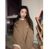 imageAelfric Eden Mens Oversized Sweater Fake Two Basic Classic Sweaters Casual Soft Pullover Streetwear TopsKhaki