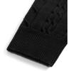 imageAelfric Eden Womens Cable Long Sleeve Sweaters Solid Lapel V Neck Knit Casual Soft Pullover 2025 Fall Fashion OutfitsBlack