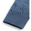 imageAelfric Eden Womens Cable Long Sleeve Sweaters Solid Lapel V Neck Knit Casual Soft Pullover 2025 Fall Fashion OutfitsDark Blue