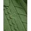 imageAelfric Eden Womens Cable Long Sleeve Sweaters Solid Lapel V Neck Knit Casual Soft Pullover 2025 Fall Fashion OutfitsGreen